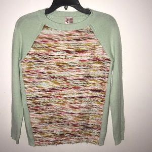 Mint Green, Pink, Red, Tan, Winter Sweater